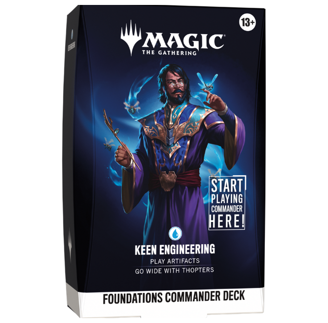 Magic: The Gathering Foundations Starter Commander Deck Keen Engineering