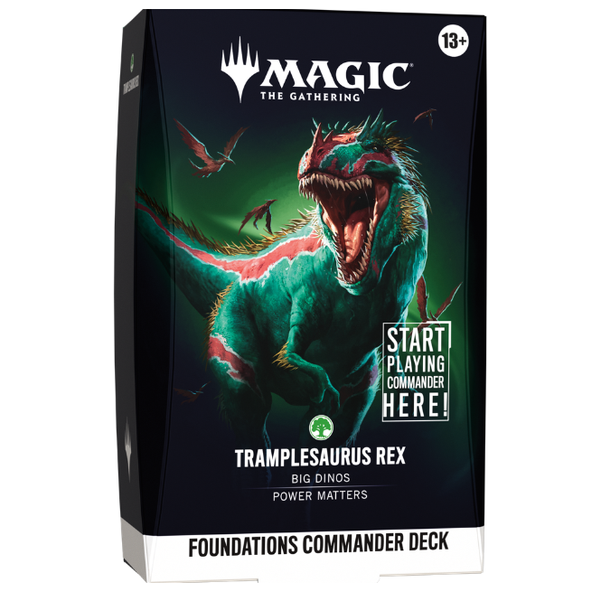 Magic: The Gathering Foundations Starter Commander Deck Tramplesaurus Rex