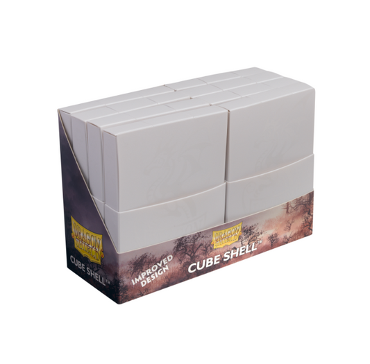 Dragon Shield Cube Shell Ashen White (8 Pack)