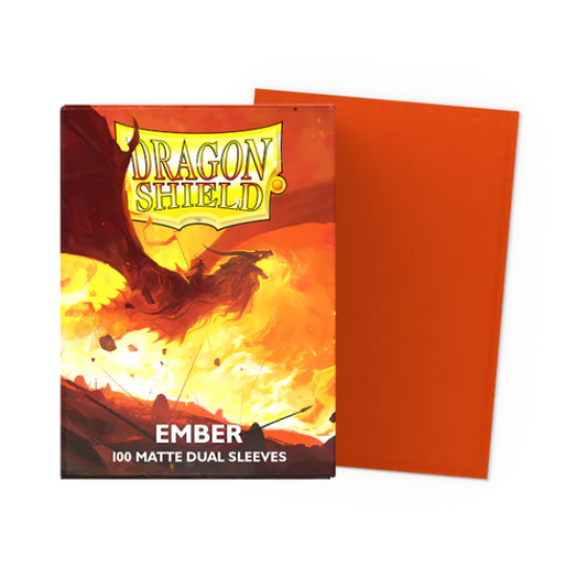 Dragon Shield Dual Matte Ember Standard Sleeves (100)