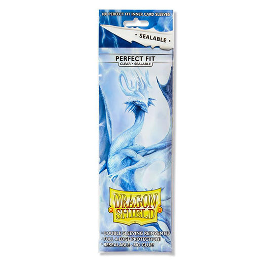 Dragon Shield Perfect Fit Sealable Clear Standard Sleeves (100)