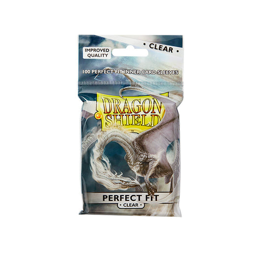 Dragon Shield Perfect Fit Toploader Clear Standard Sleeves (100)