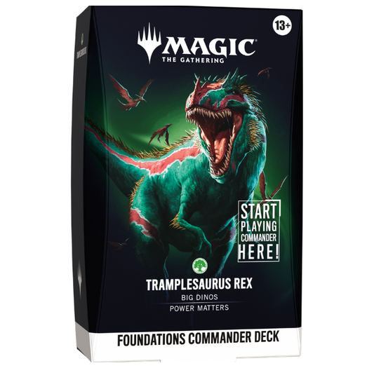 Magic: The Gathering Foundations Starter Commander Deck Tramplesaurus Rex