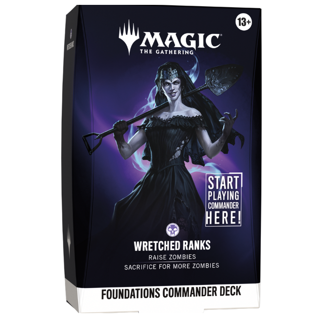 Magic: The Gathering Foundations Starter Commander Deck Wretched Ranks
