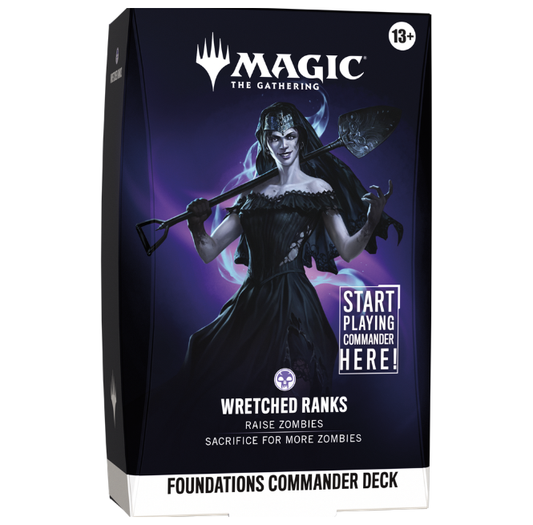 Magic: The Gathering Foundations Starter Commander Deck Wretched Ranks