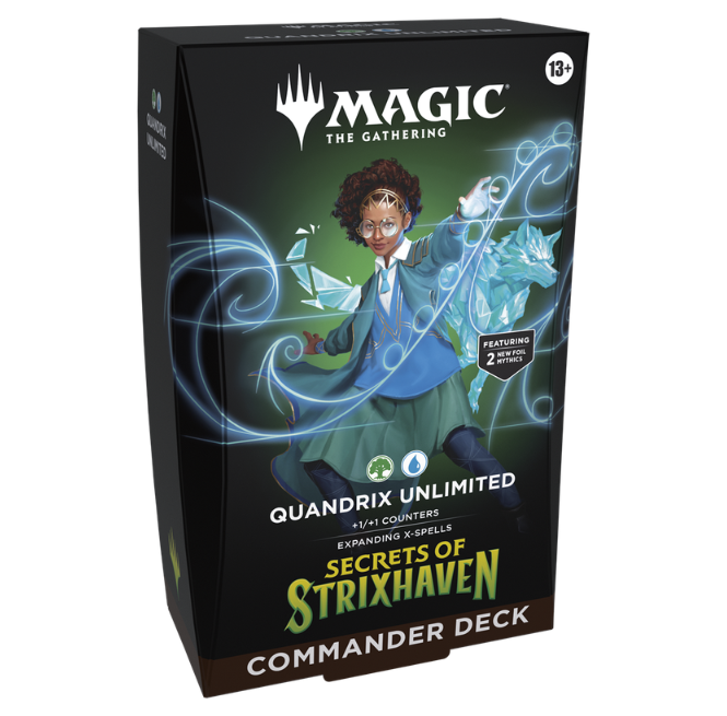 Magic: The Gathering Secrets of Strixhaven Commander Deck Quandrix Unlimited
