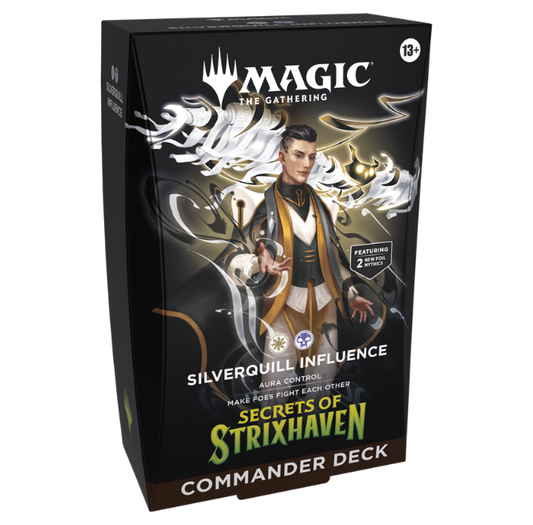 Magic: The Gathering Secrets of Strixhaven Commander Deck Silverquill Influence