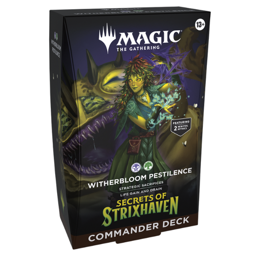 Magic: The Gathering Secrets of Strixhaven Commander Deck Witherbloom Pestilence