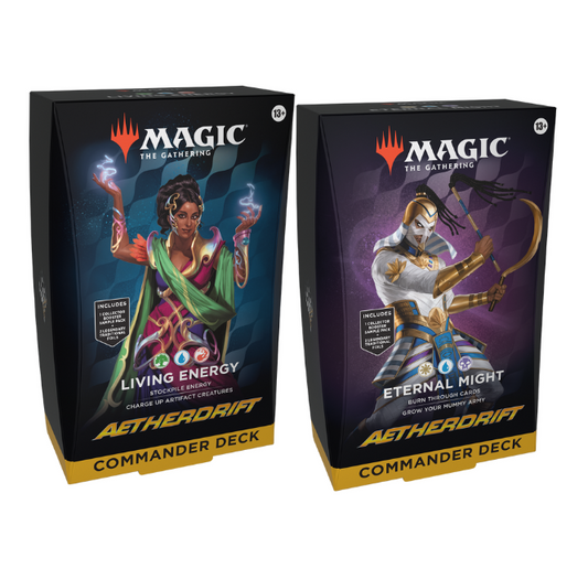 Magic: The Gathering Aetherdrift Commander Deck Set of 2