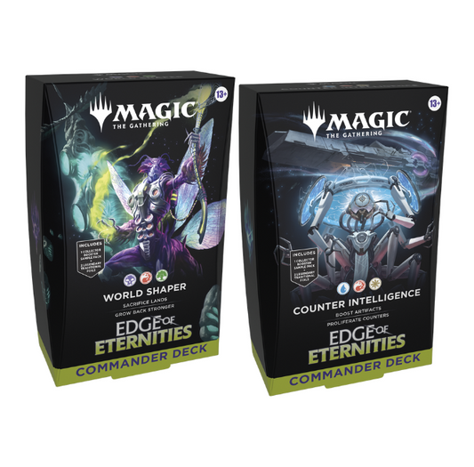 Magic: The Gathering Edge of Eternities Commander Deck Set of 2