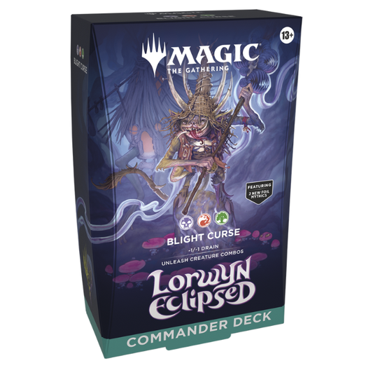 Magic: The Gathering Lorwyn Eclipsed Commander Deck Blight Curse