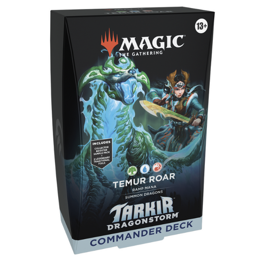 Magic: The Gathering Tarkir: Dragonstorm Commander Deck Temur Roar