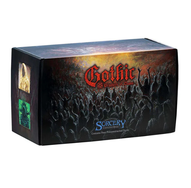 Sorcery: Contested Realm Gothic Prophets of Doom Four Precon Decks