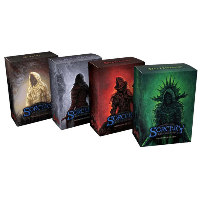 Sorcery: Contested Realm Gothic Prophets of Doom Four Precon Decks